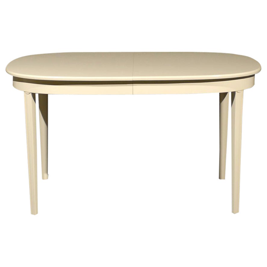 Mid-Century Modern Dining Table by Carl Malmsten with 2 Leaves