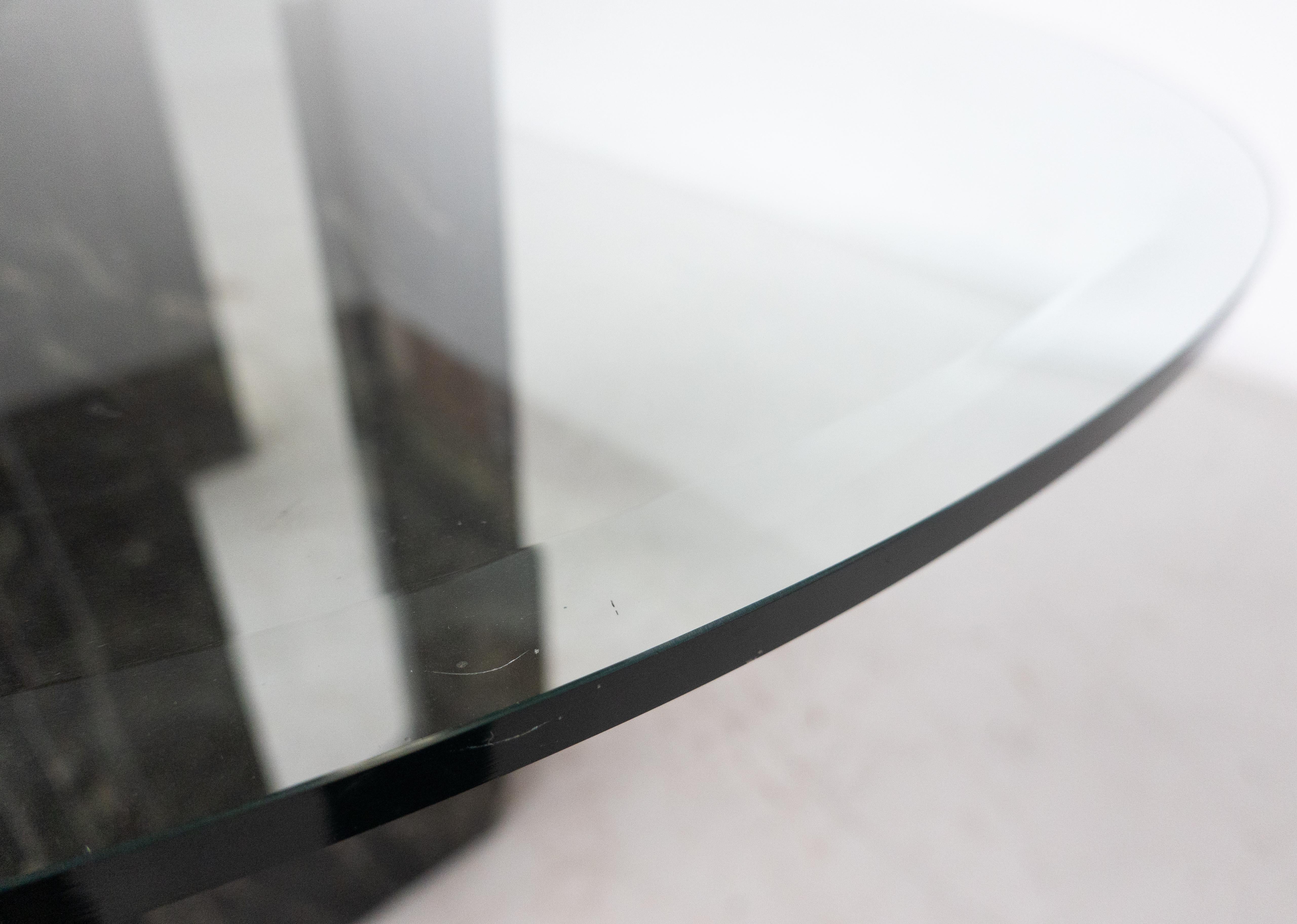 Mid-Century Modern Dining Table by Carlo Scarpa, Marble and Glass, Italy, 1960s In Good Condition For Sale In Brussels, BE