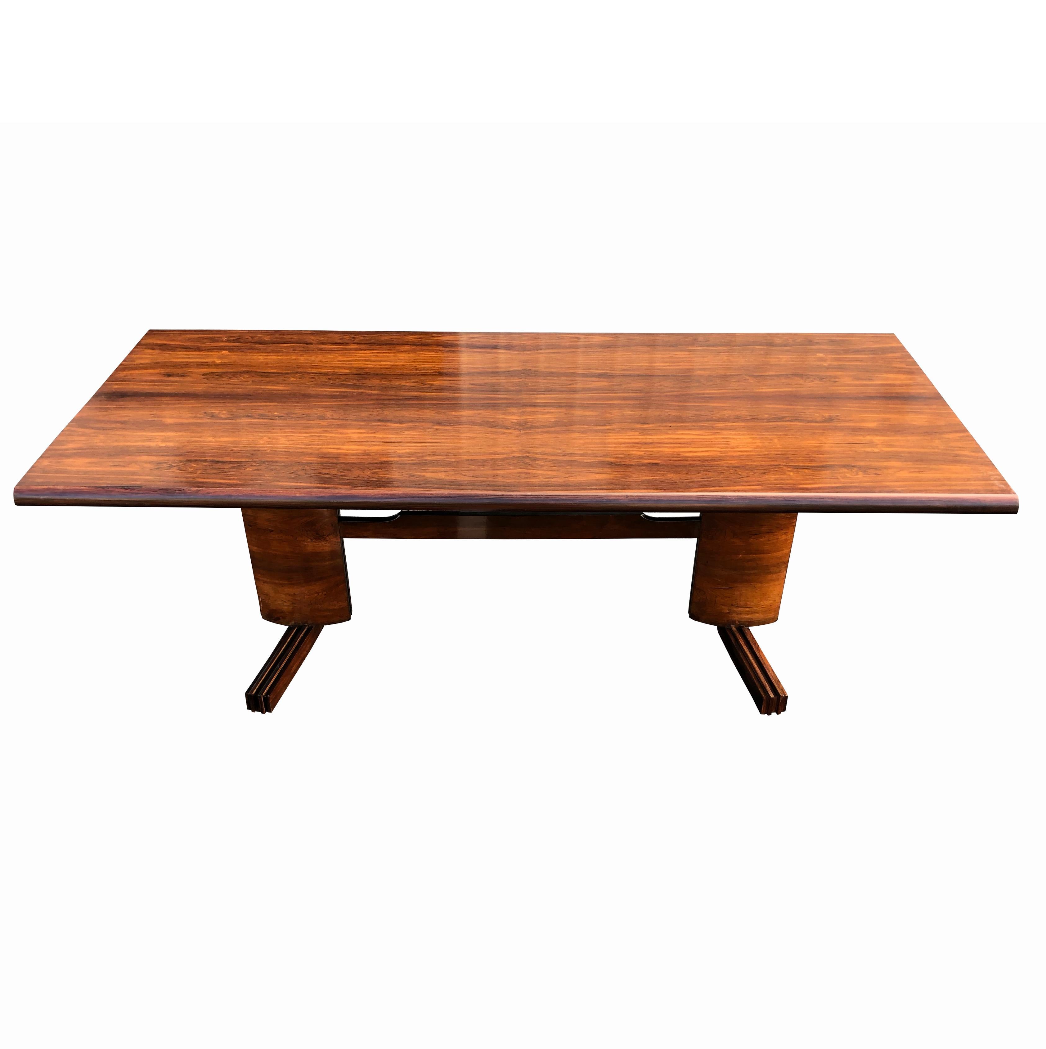 Laminé Table de salle à manger moderne du milieu du siècle par Novo Rumo, Brésil, années 1960 en vente