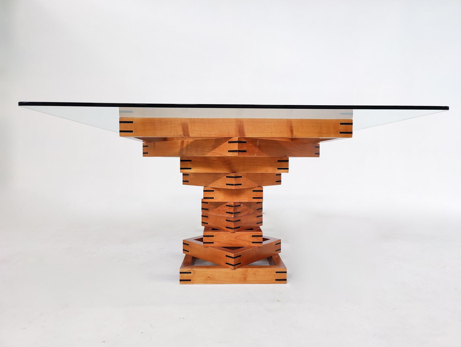 Italian Mid-Century Modern Dining Table Corinth by Ferdinando Meccani for Meccani Arreda For Sale