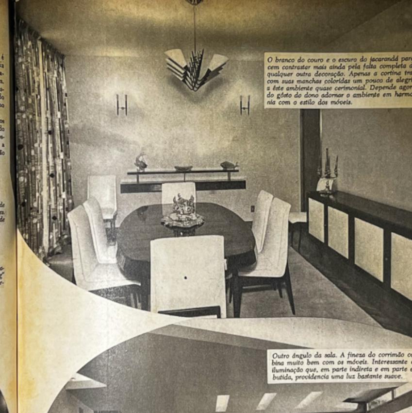 Tavolo da pranzo moderno brasiliano allungabile in legno duro di Caviuna, Carlo Hauner 1950s in vendita 6