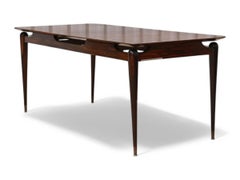 Mid-Century Modern Dining Table in Hardwood by Giuseppe Scapinelli, Brazil