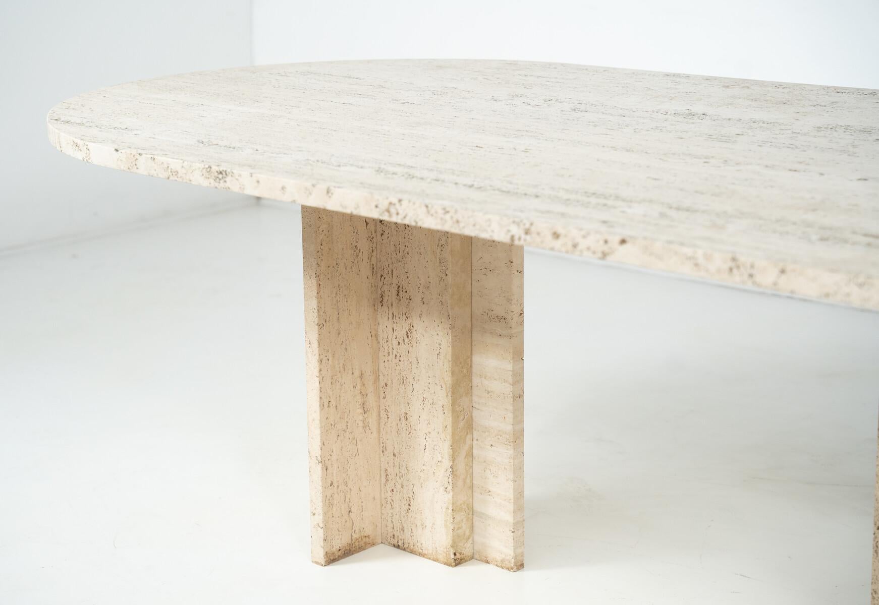Mid-Century Modern Dining Table in the style of Willy Ballez, 1970s In Good Condition For Sale In Brussels, BE