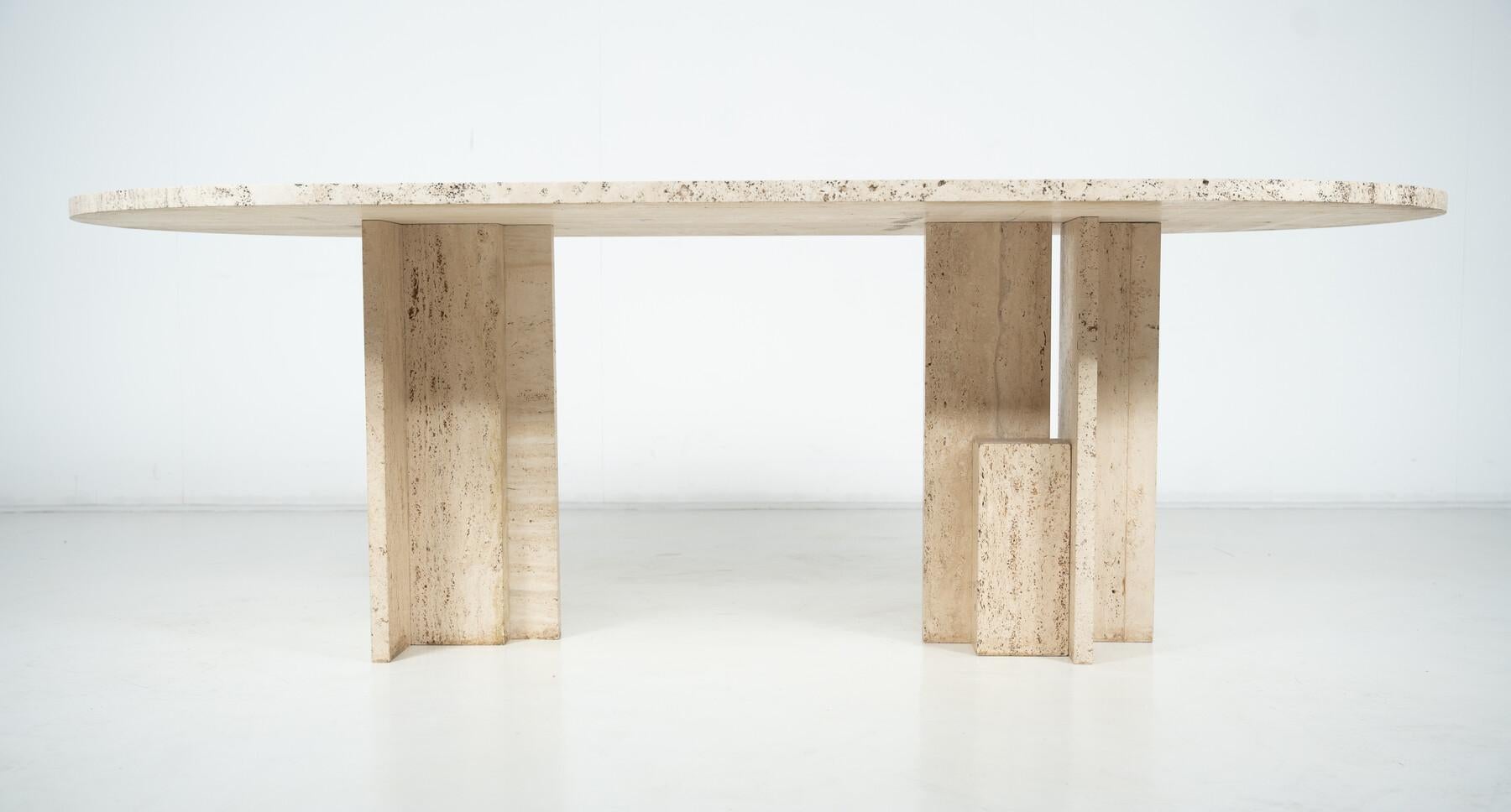Mid-Century Modern Dining Table in the style of Willy Ballez, 1970s For Sale 1