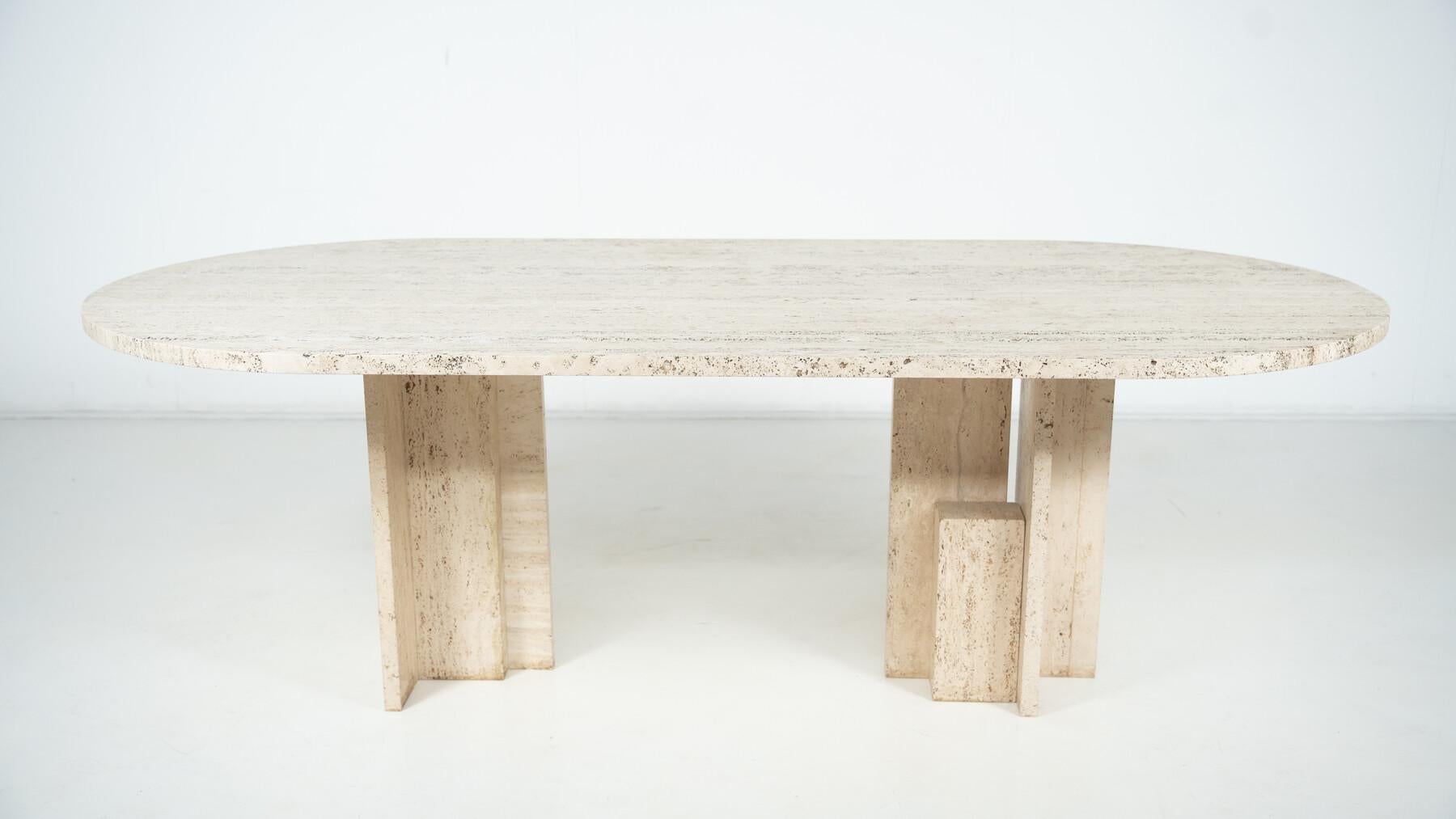 Mid-Century Modern Dining Table in the style of Willy Ballez, 1970s For Sale 2