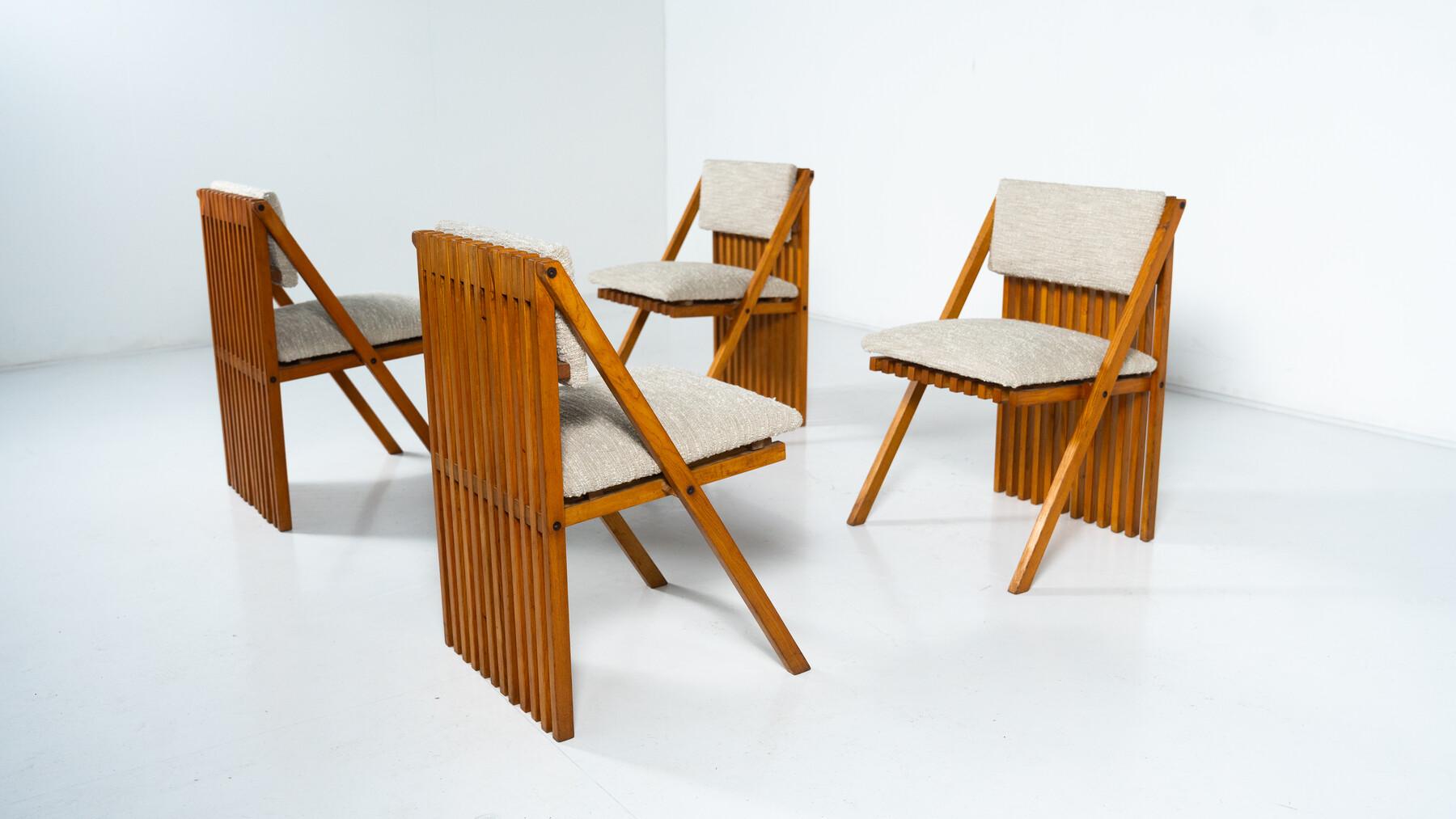 Ensemble de tables à manger modernes du milieu du siècle Millepiedi de Tito Pinori, 1970 en vente 1