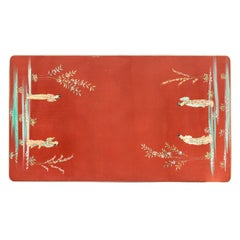 Tavolo da pranzo moderno di metà secolo e sei sedie di Umberto Mascagni, Italia, 1950