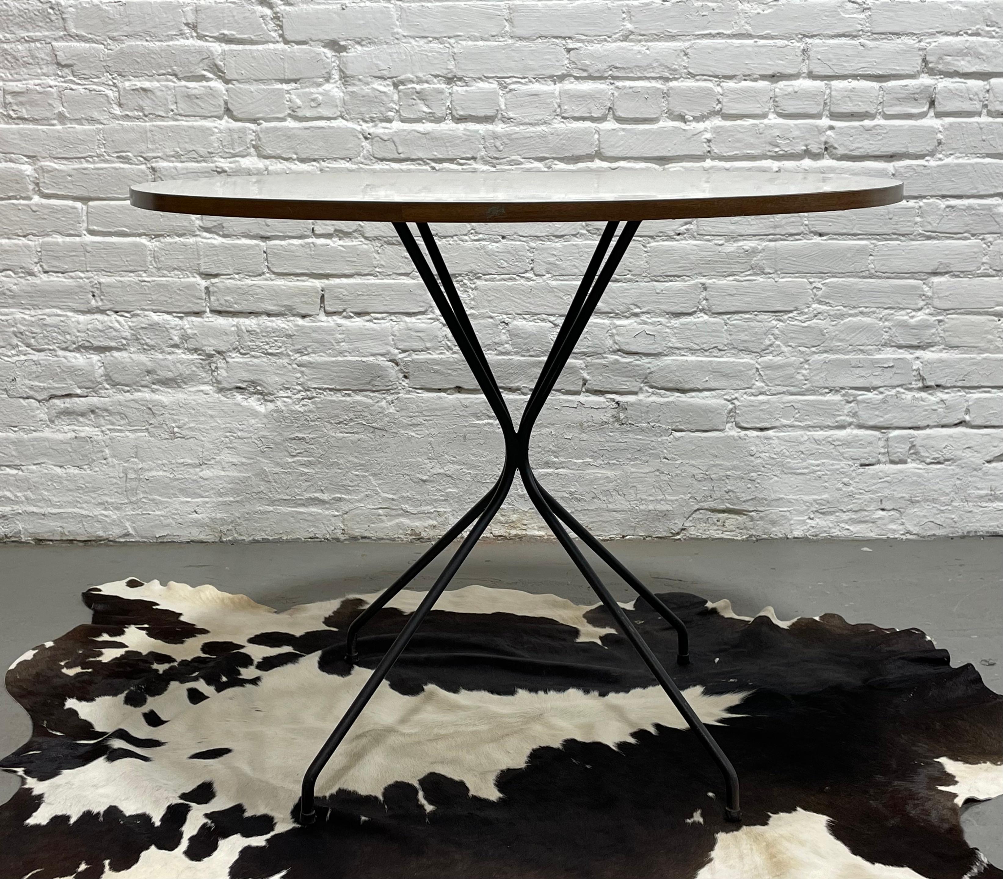 Iron Mid Century Modern DINING TABLE styled after Clifford PASCOE, c. 1960's For Sale