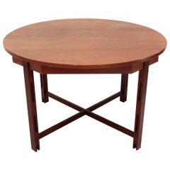 Mid-Century Modern Dining Table with Circular Top, 1960s