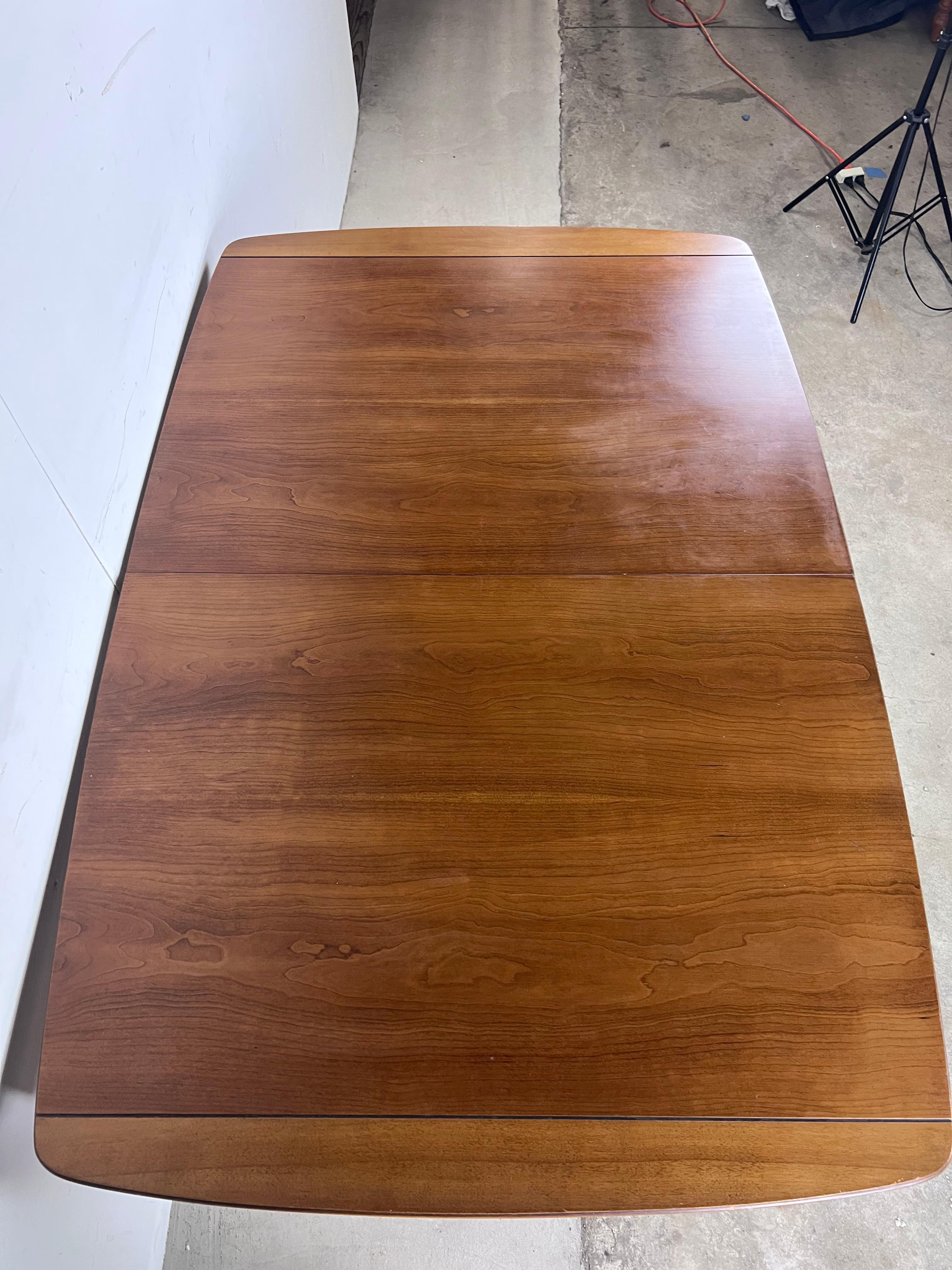 Mid Century Modern Dining Table with Unique Base For Sale 2