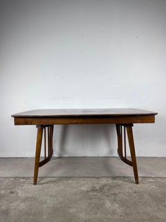 Mid Century Modern Dining Table with Unique Base