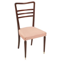 Mid-Century Modern Dinner Chairs by Paolo Buffa from Cantù in Mahogany