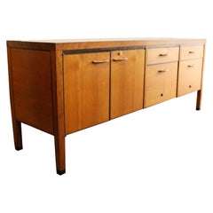 Vintage Mid-Century Modern Directional 4 Drawer Executive Credenza, 1960s