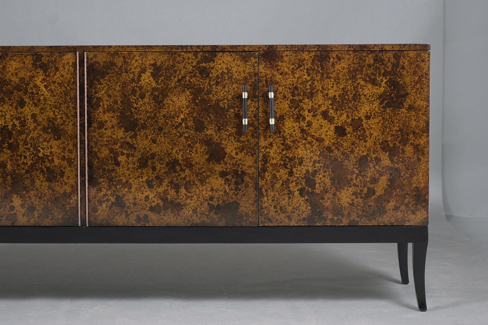 Mid-Century Modern Directional Credenza In Good Condition In Los Angeles, CA
