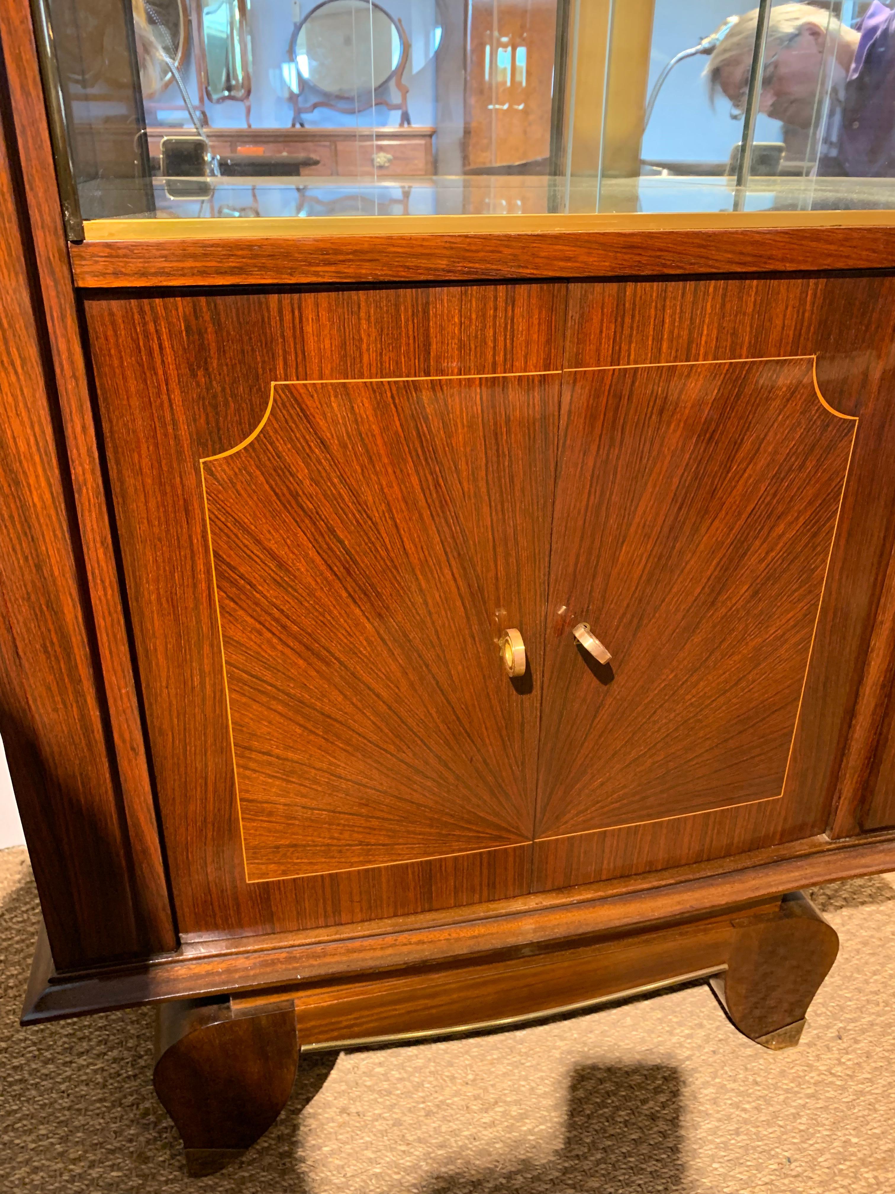mid century display cabinet