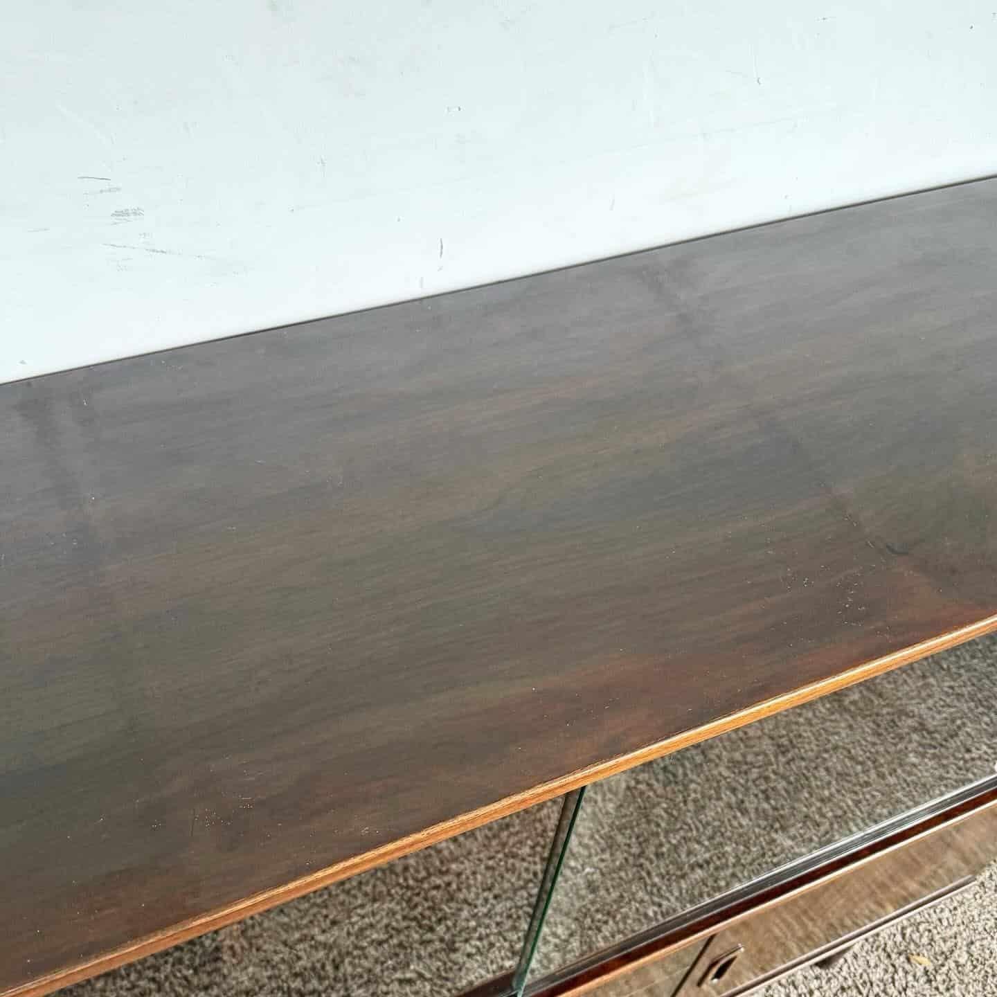 Mid Century Modern Display Cabinet In Good Condition For Sale In Delray Beach, FL