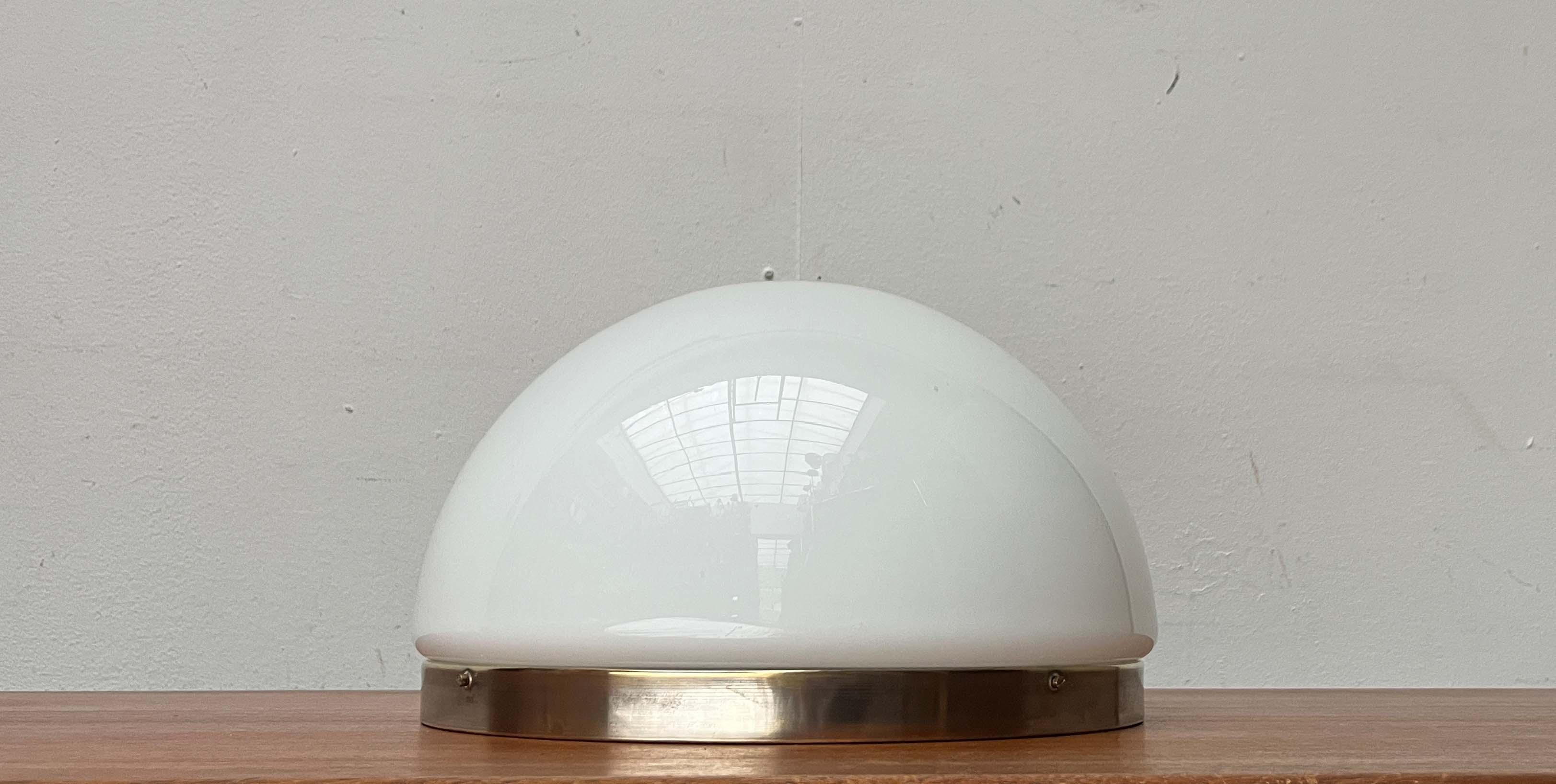 Mid-Century Modern Dome Flush Mount from Finland in the Style of Paavo Tynell in vendita 10