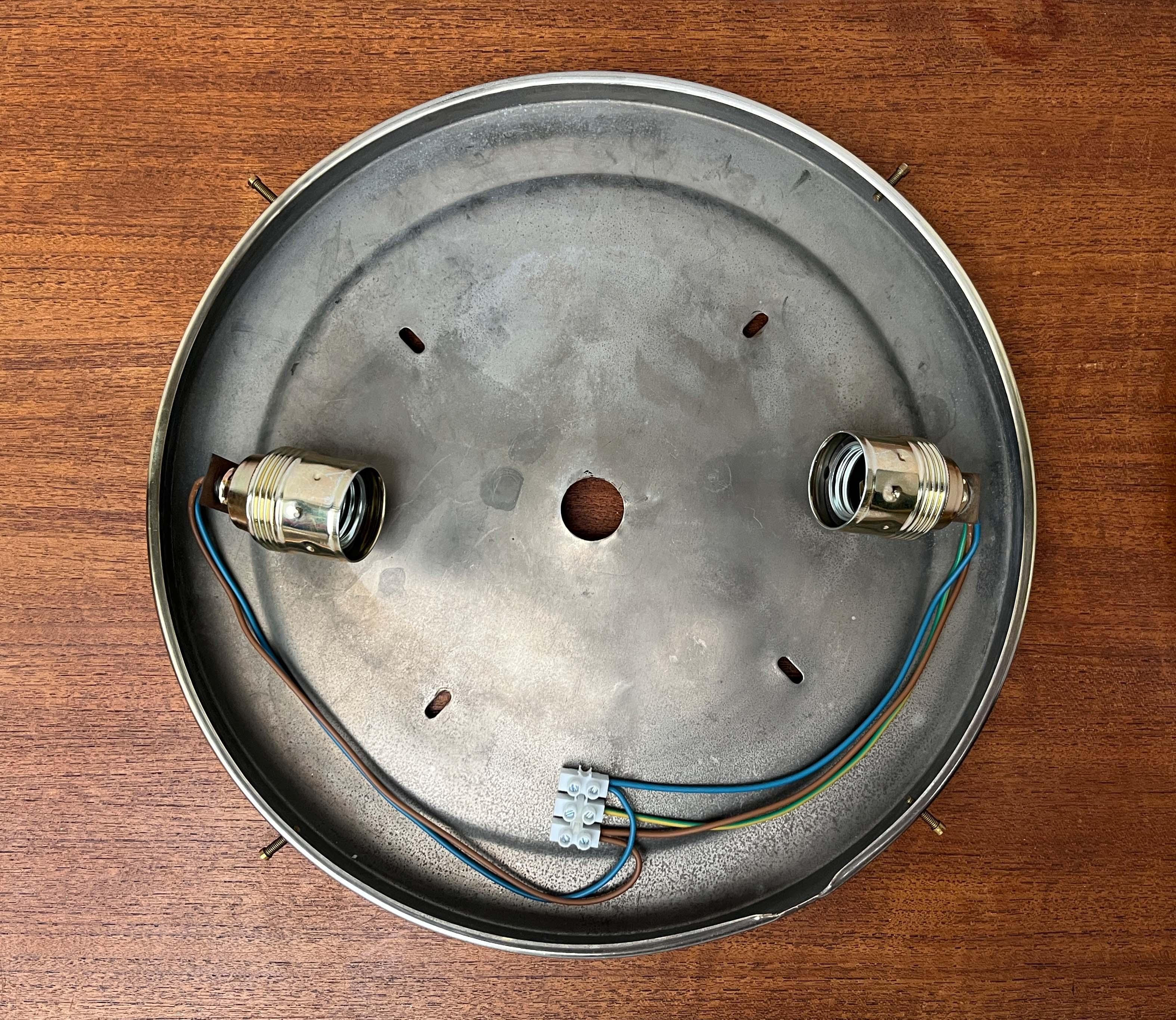 Mid-Century Modern Dome Flush Mount from Finland in the Style of Paavo Tynell in vendita 12