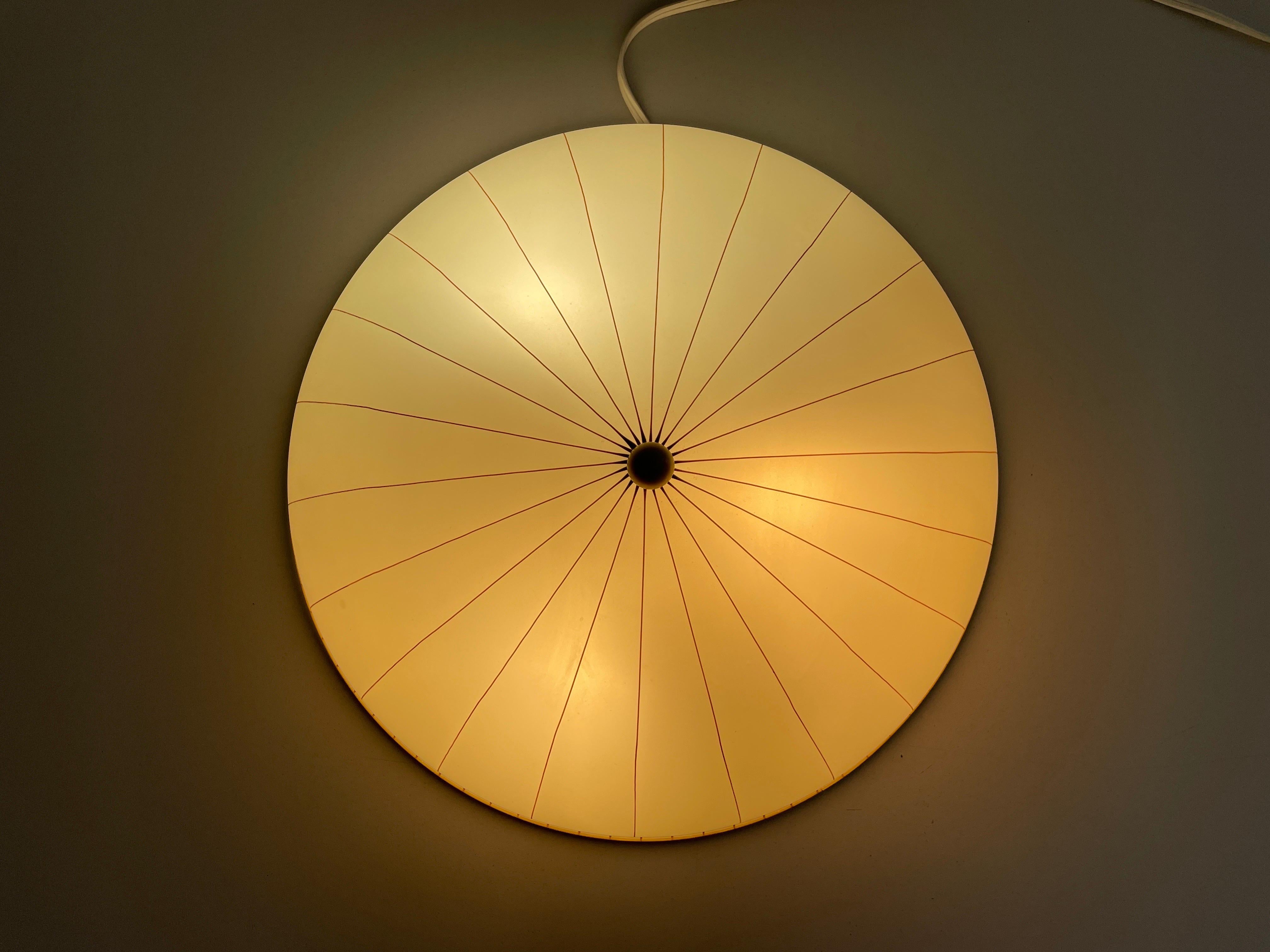 Mid-century Modern Dome-shaped Glass Flush Mount Light by Doria, 1960s, Germany For Sale 8