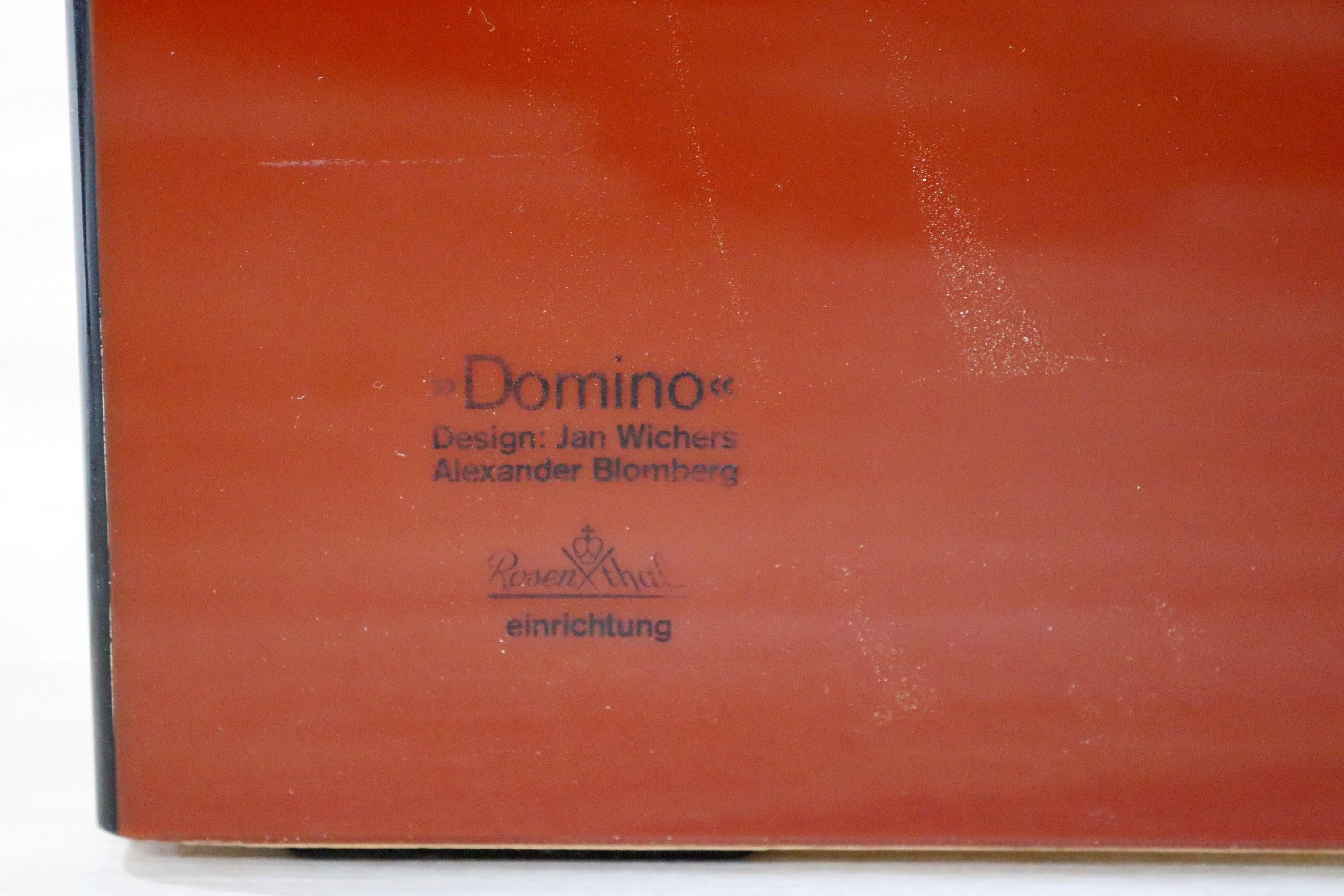 Modularer Domino Acryl-Tisch Wichers & Blomberg Rosenthal 70er Jahre Moderne Mitte des Jahrhunderts 4