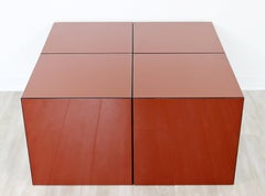 Mid Century Modern Domino Acrylic Modular Table Wichers & Blomberg Rosenthal 70s