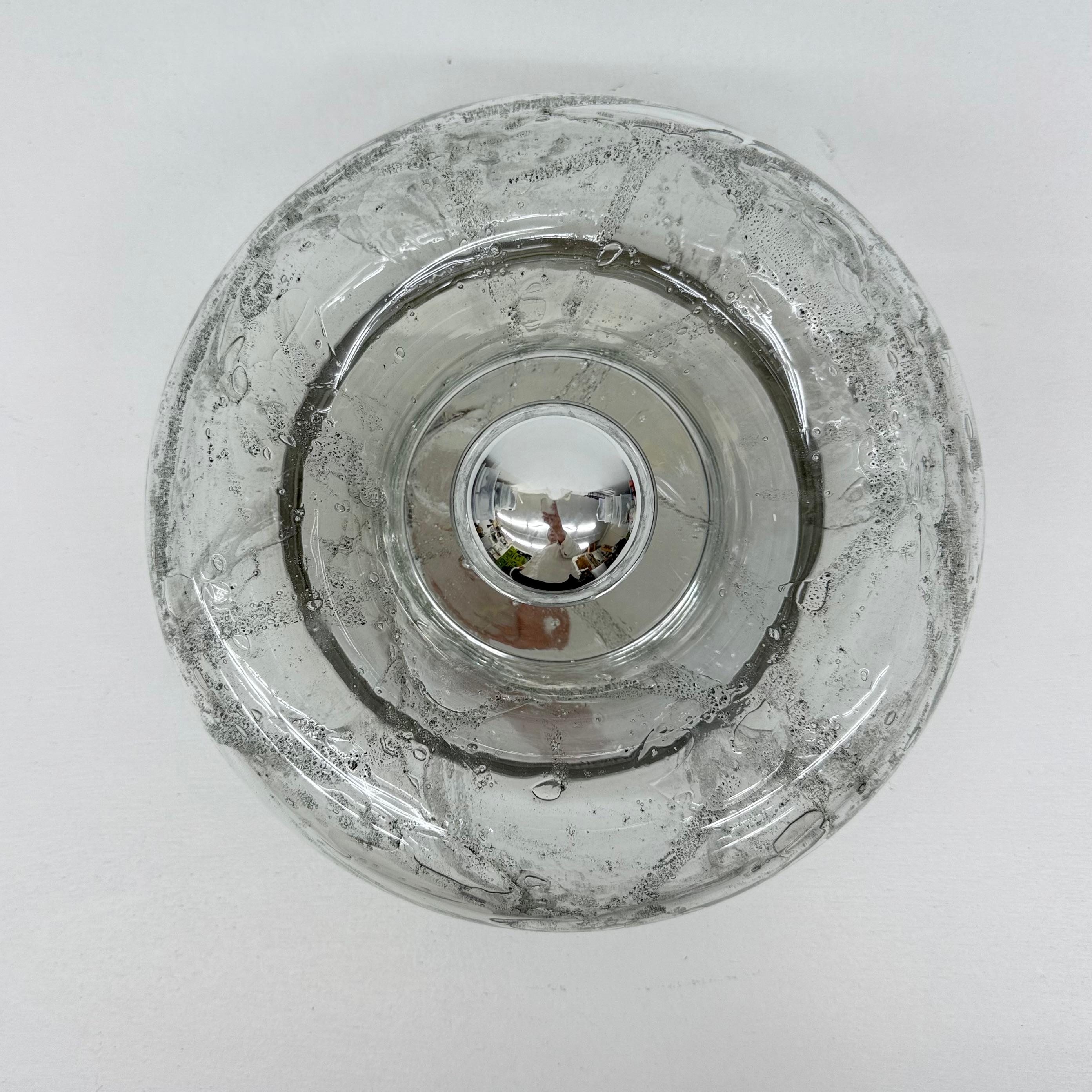 Mid-Century Modern Donut Wall or Ceiling Lamps by Doria 1960s For Sale 8