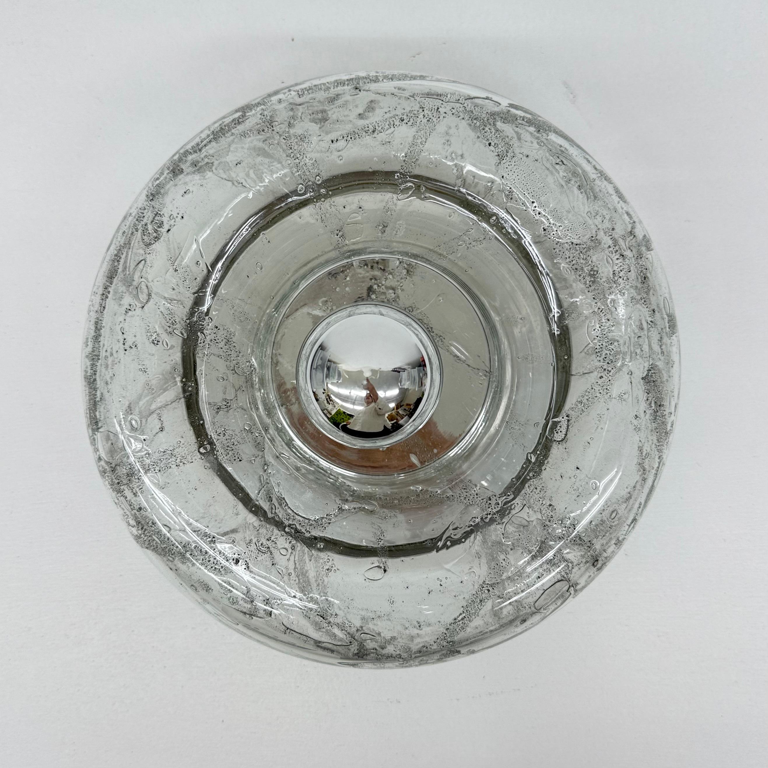 Mid-Century Modern Donut Wall or Ceiling Lamps by Doria 1960s For Sale 9