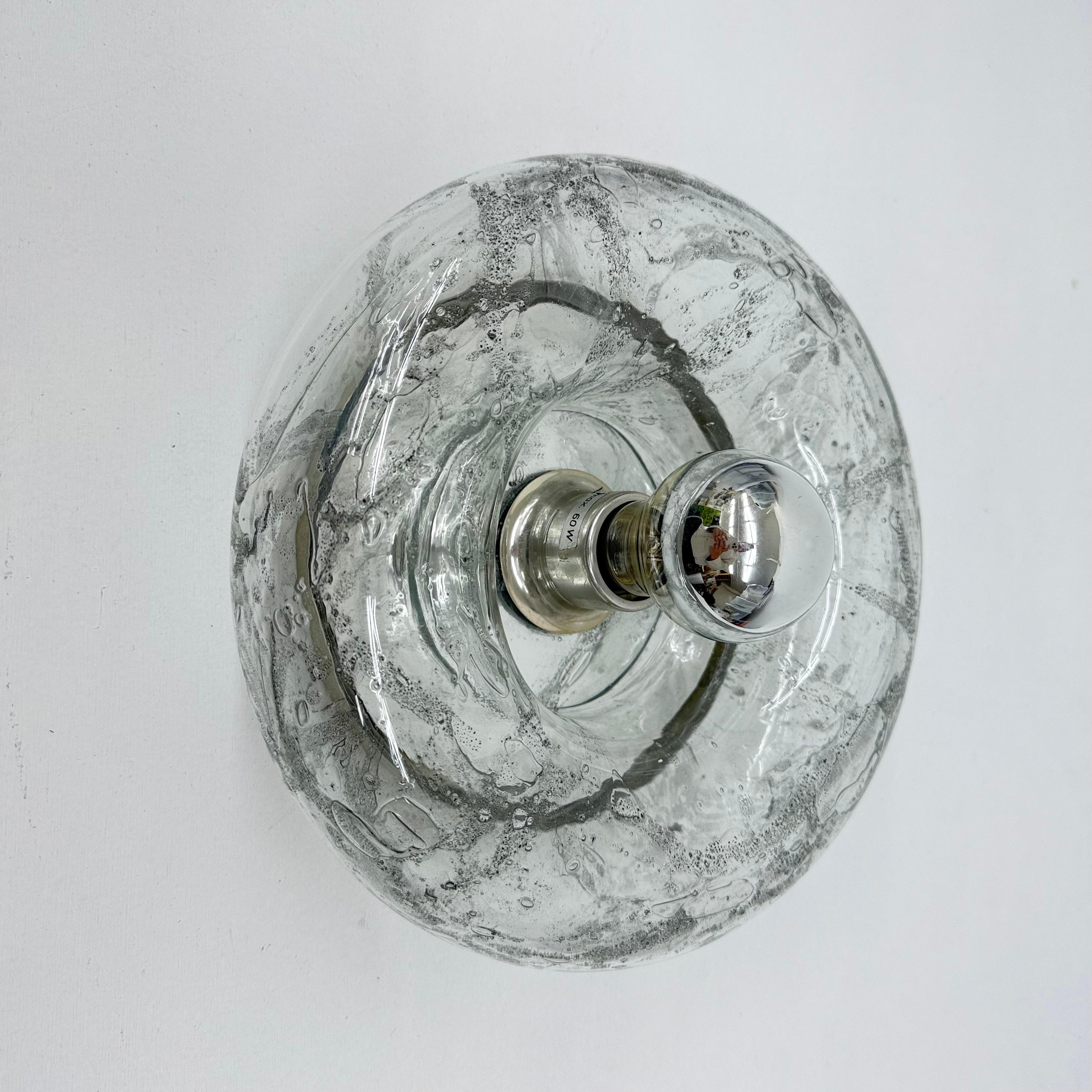 Mid-Century Modern Donut Wall or Ceiling Lamps by Doria 1960s For Sale 11