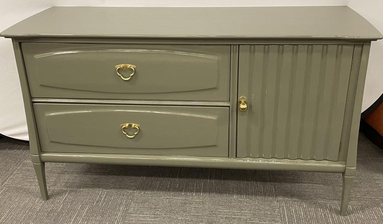 dark green and pink combination dress Fortune Rounded Edge Three Drawer Side Table
