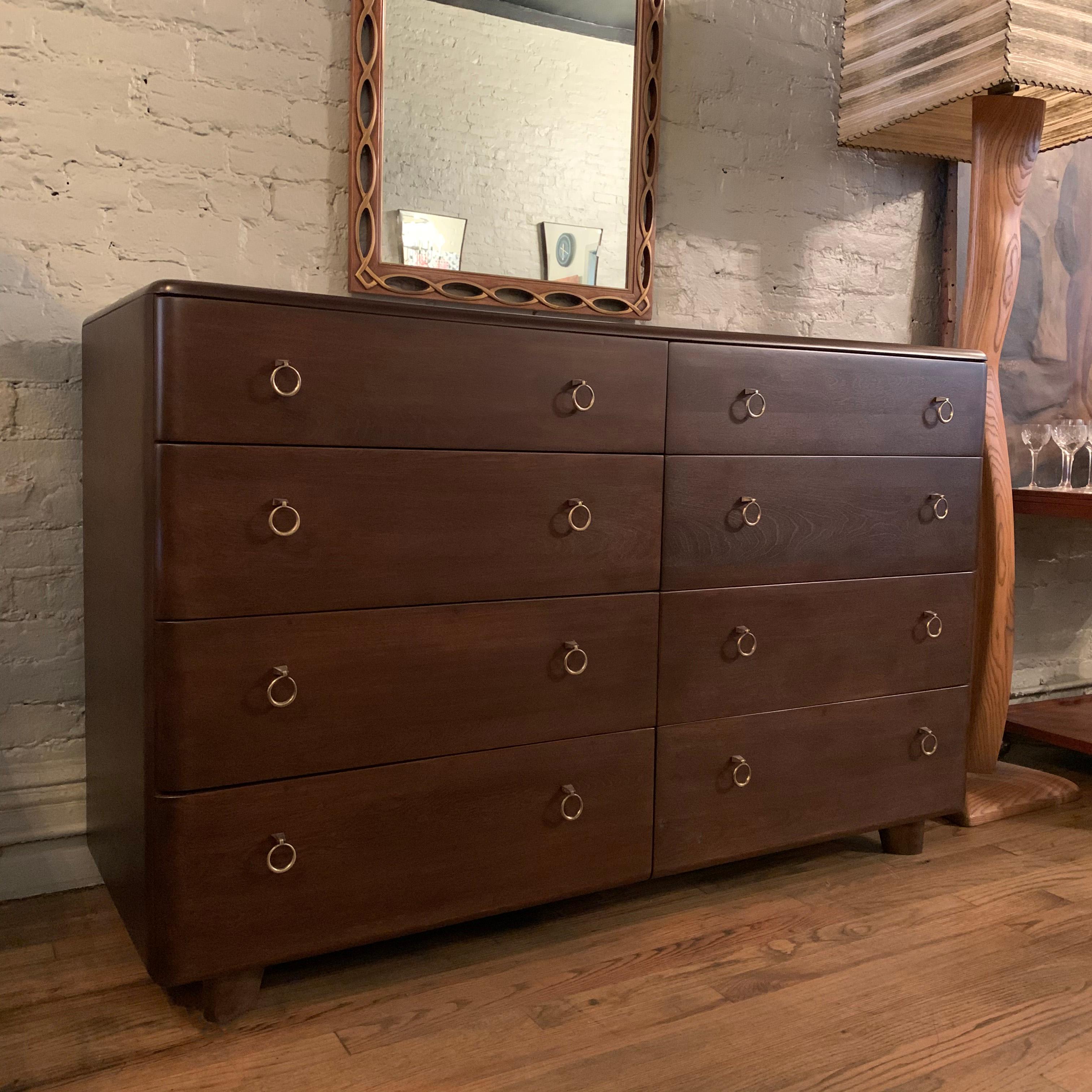 American Mid-Century Modern Double Dresser by Heywood Wakefield