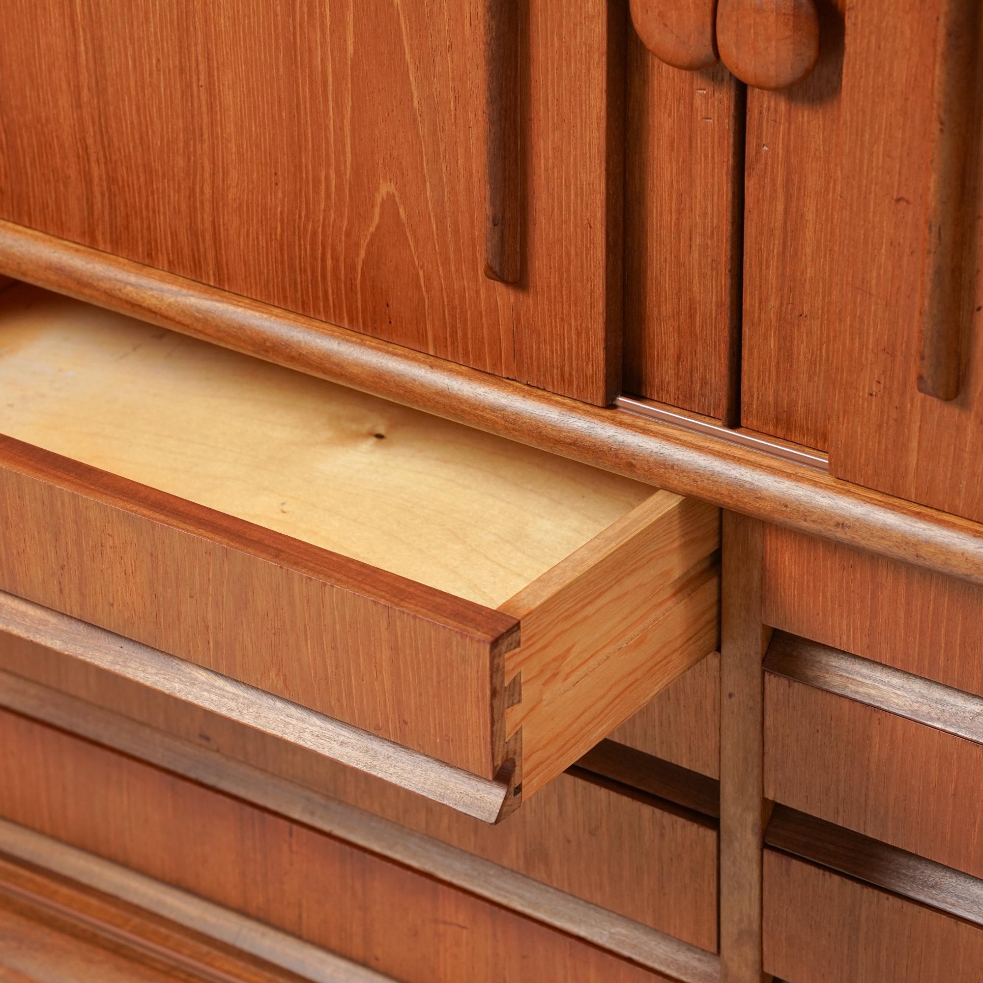 Mid-Century Modern Double Sideboard, Denmark, 1960s im Angebot 3