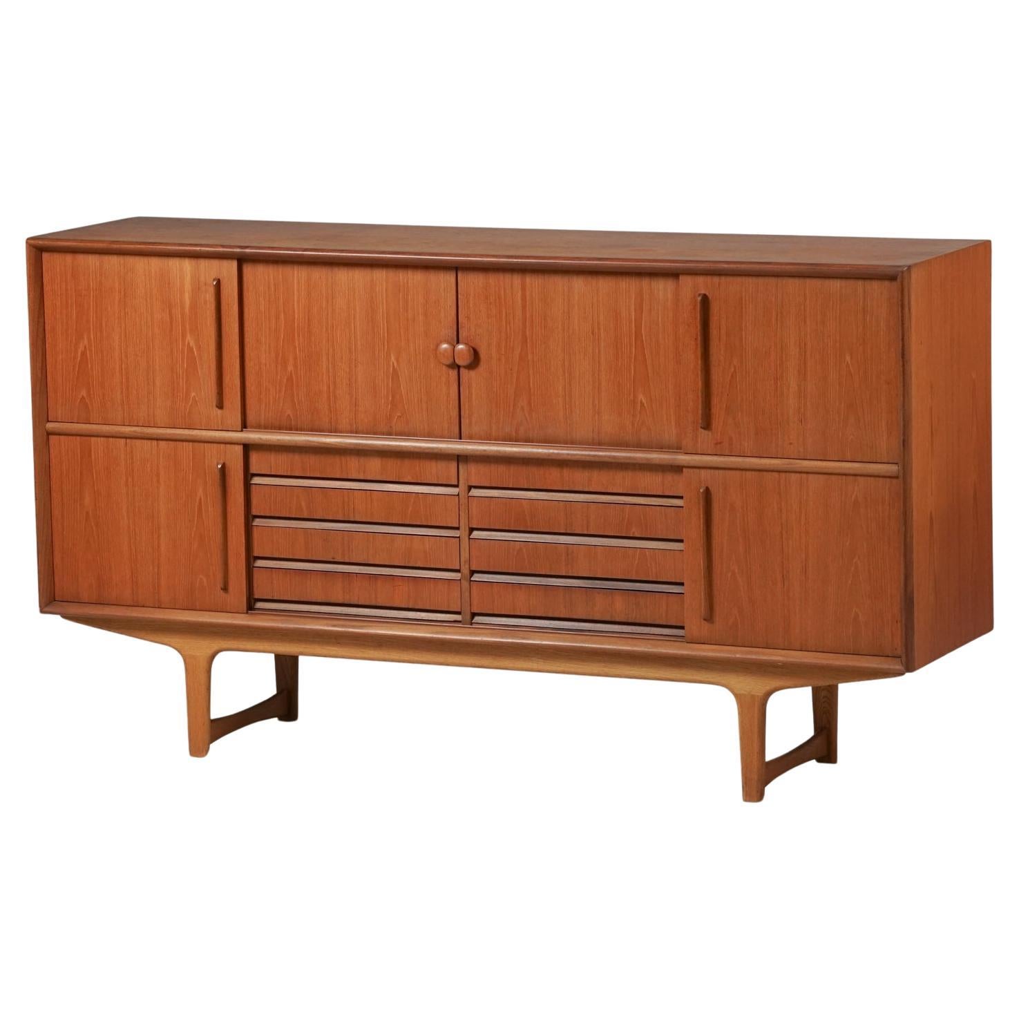 Mid-Century Modern Double Sideboard, Denmark, 1960s