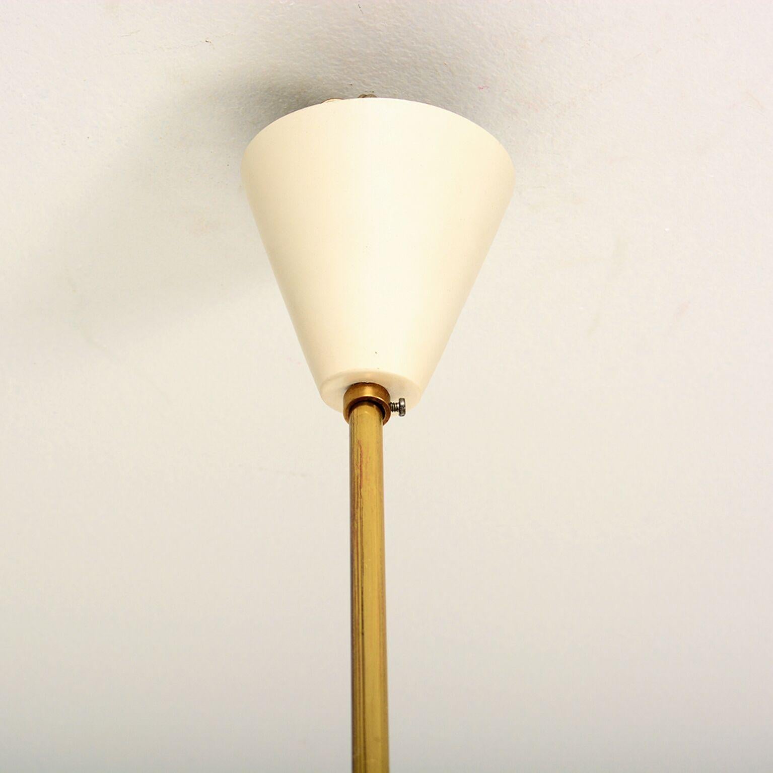  Italienische Sputnik-Kronleuchterlampe von Stilnovo, 1950er Jahre im Angebot 2