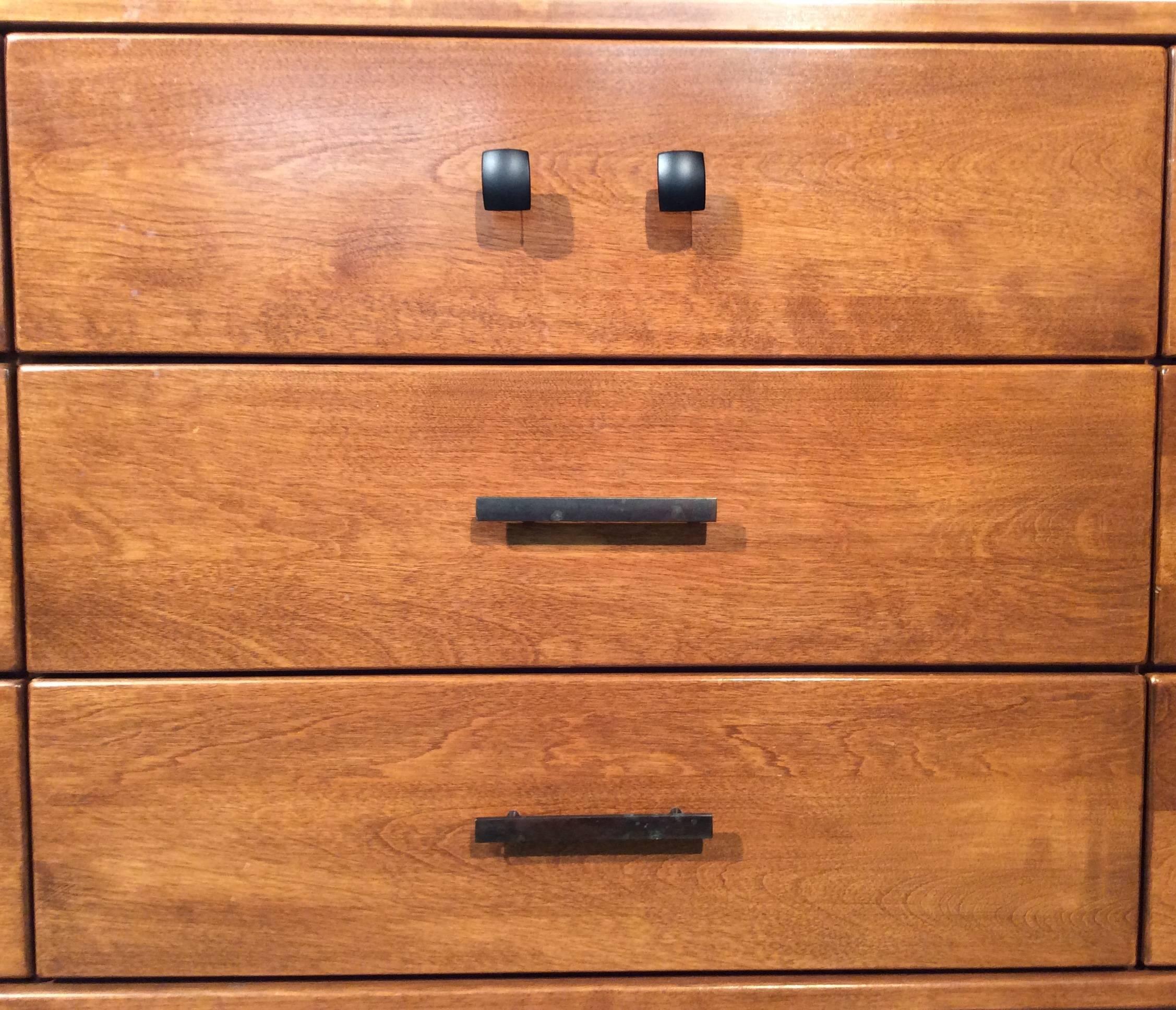 Mid Century Modern Dresser And Chest By Conant Ball At 1stdibs