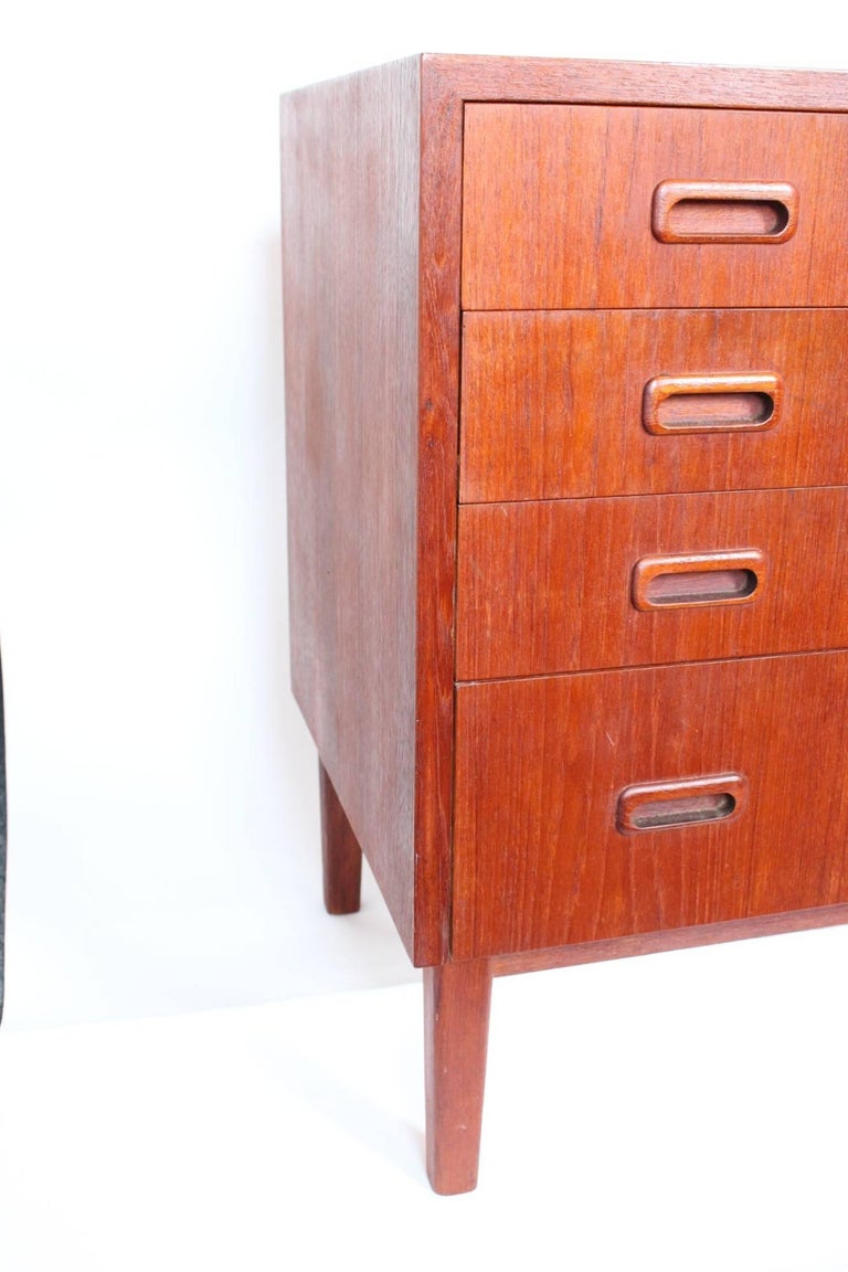 MidCentury Modern Dresser and Chest Set in Teak For Sale at 1stDibs