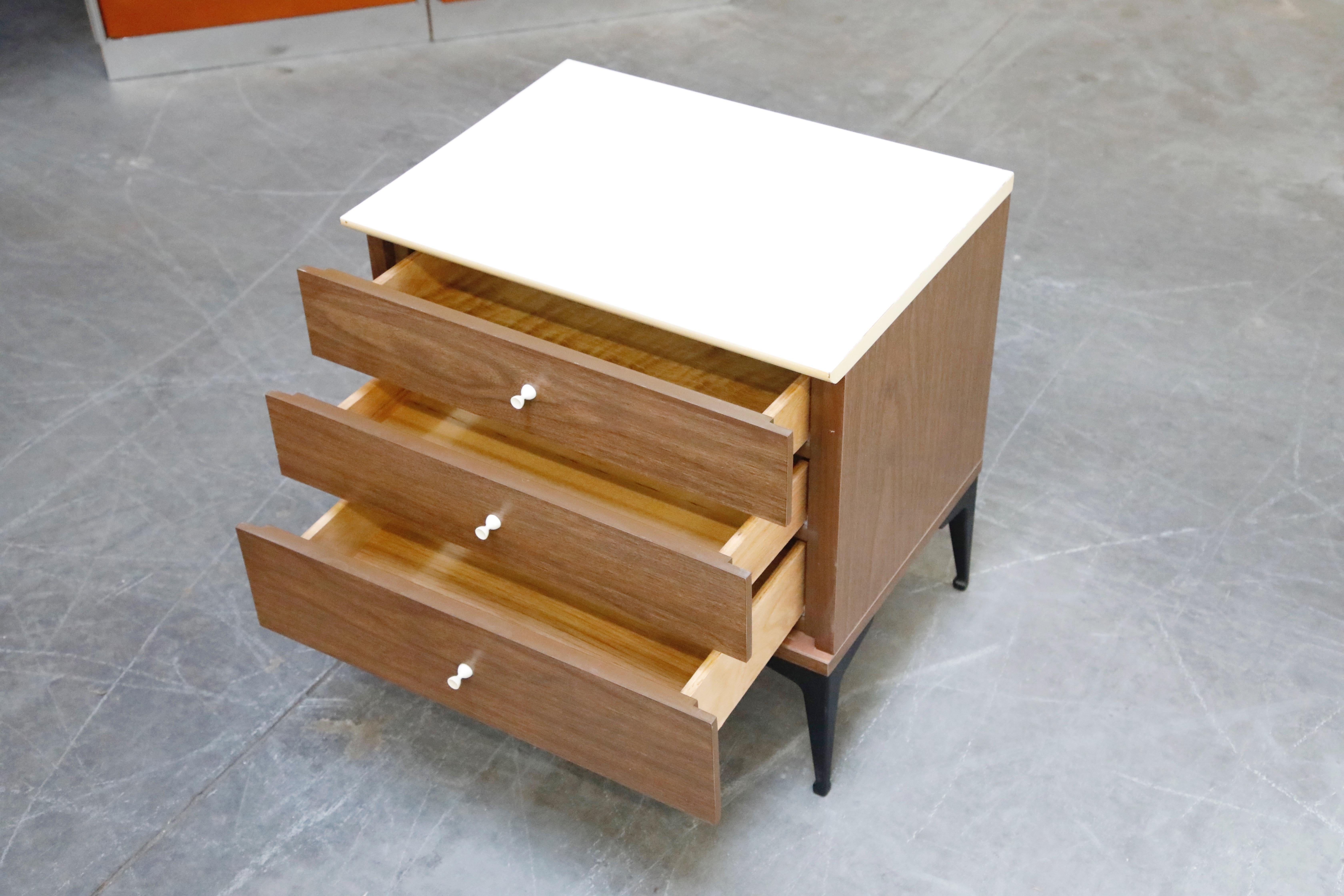Mid-20th Century Mid-Century Modern Dresser and Nightstands in the style of Samson Berman, 1960s