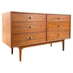 Commode moderne du milieu du siècle dernier de Kipp Stewart pour Drexel récemment restaurée