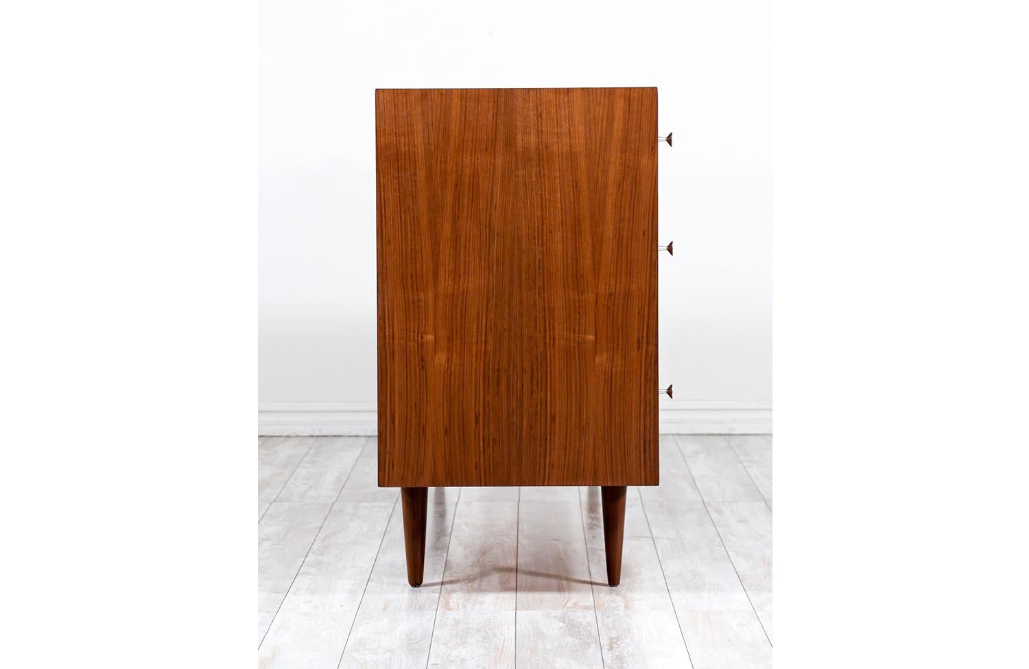 Walnut Mid-Century Modern Dresser by Kipp Stewart and Stewart MacDougall For Sale