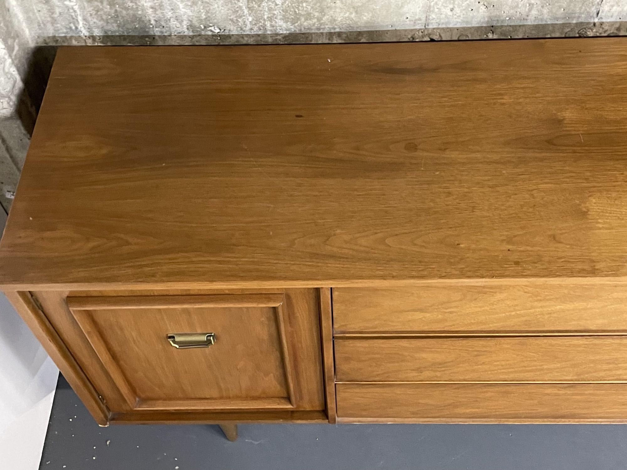 Mid-20th Century Mid-Century Modern Dresser, Chest or Sideboard, Walnut For Sale