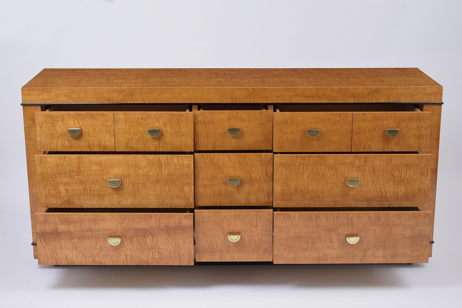 American 1970's Mid-Century Modern Lacquered Dresser