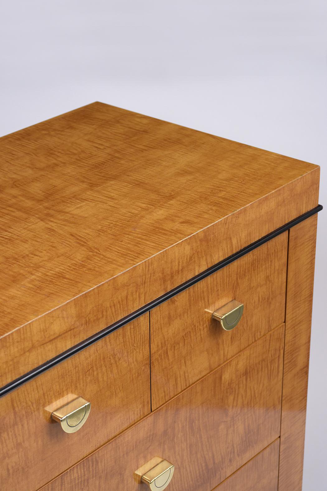 Birch 1970's Mid-Century Modern Lacquered Dresser
