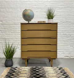 Mid Century Modern Dresser  Highboy by Stanley Furniture, c. 1960's