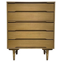 Mid Century MODERN DRESSER Highboy by Stanley Furniture, c. 1960's