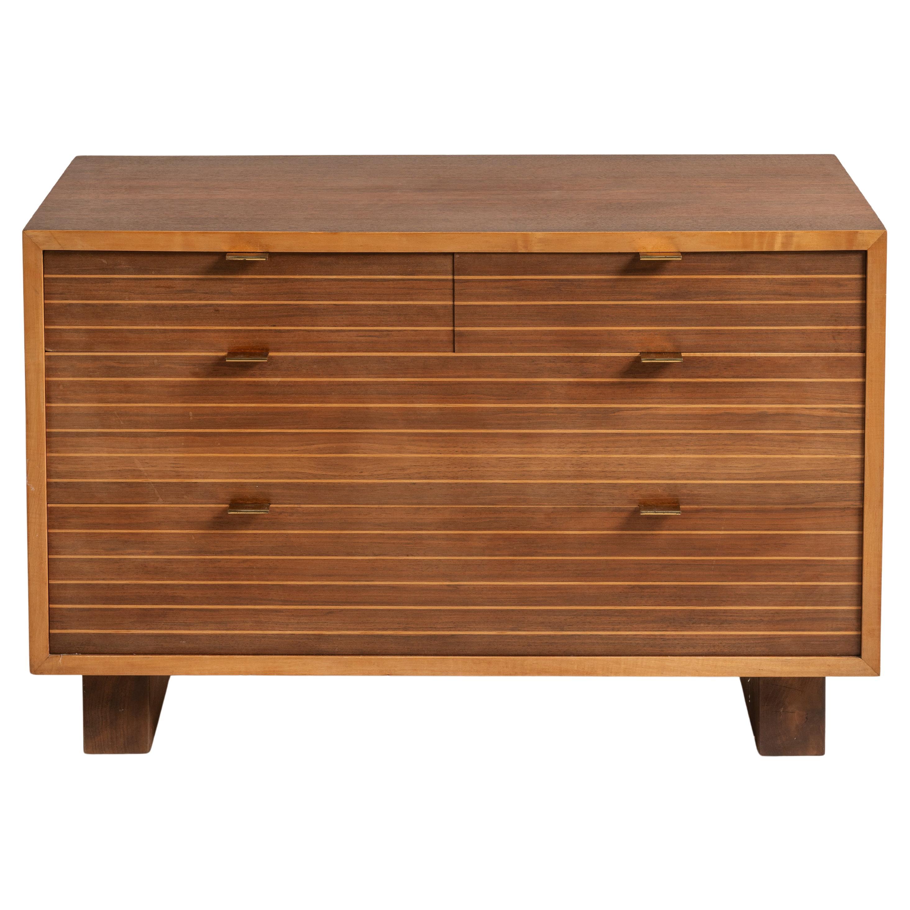 Mid-Century Modern Dresser of Scandinavian Design with Six Drawers For Sale
