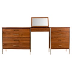 Mid-Century Modern Dresser Set with Vanity by Paul McCobb for Calvin Furniture