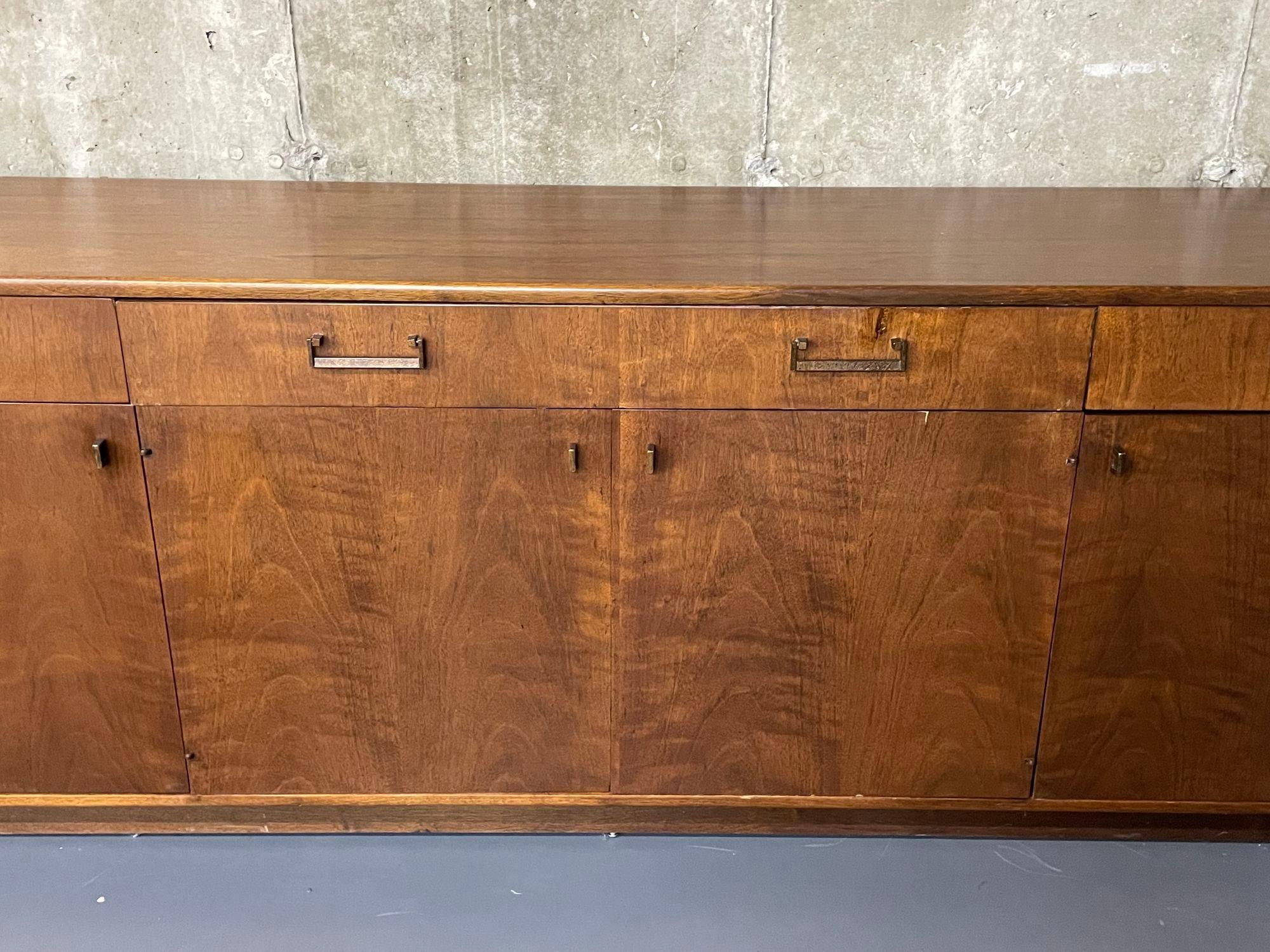 Mid-20th Century Mid-Century Modern Dresser / Sideboard, Brass, American Designer For Sale