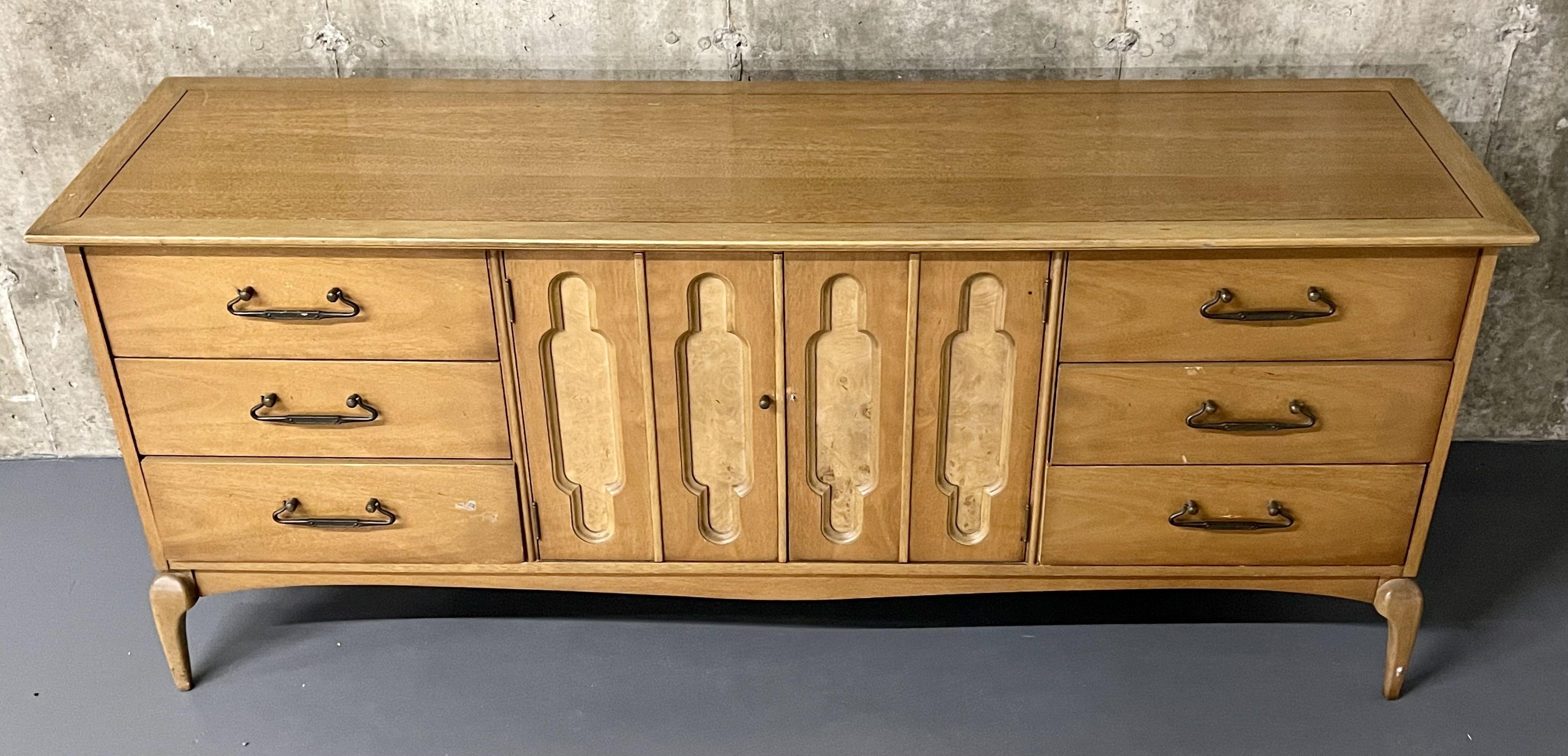 American Mid-Century Modern Dresser, Sideboard by United Furniture Company