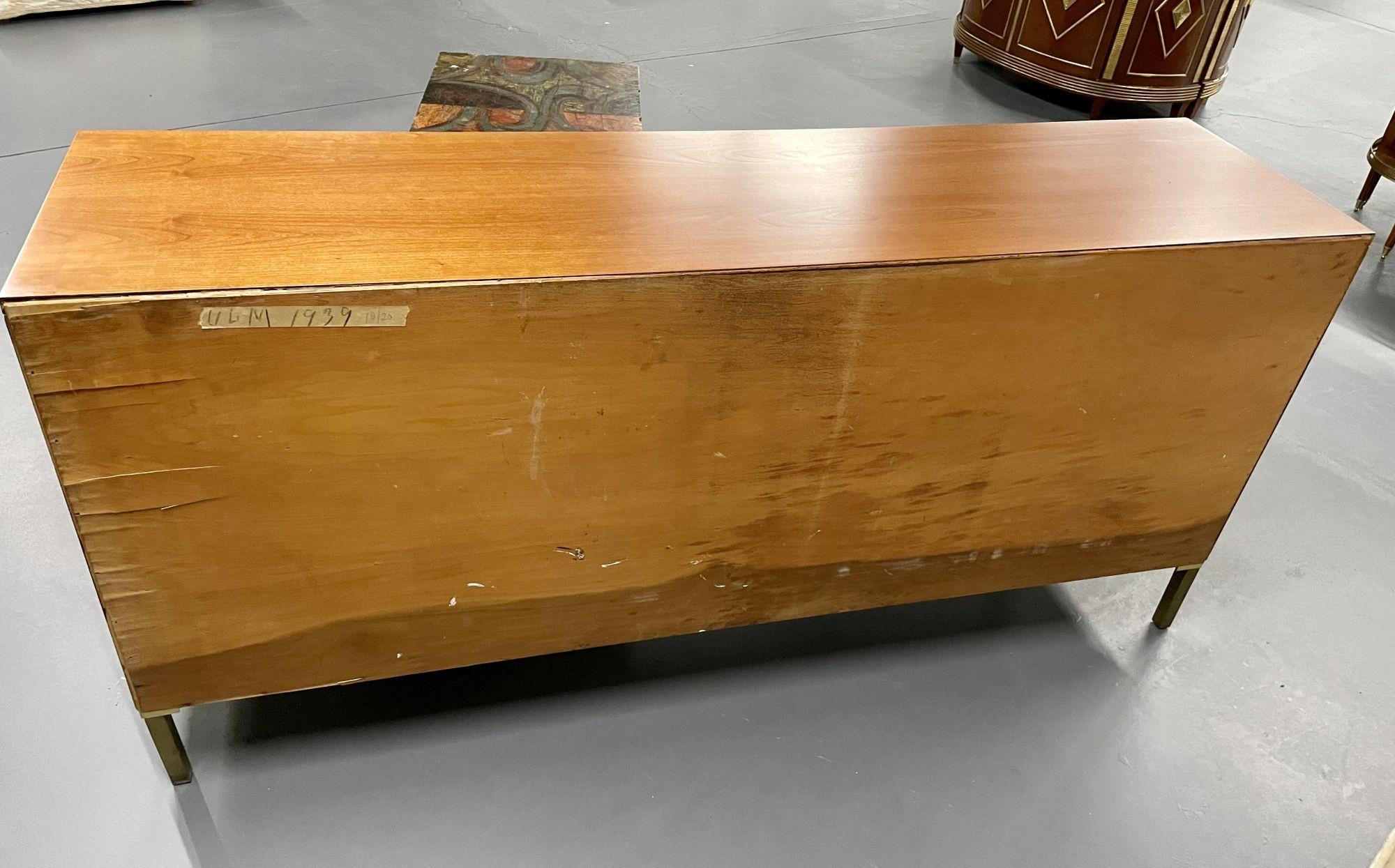 Mid-Century Modern Dresser, Sideboard, Style or John Stuart, Metal Base 6