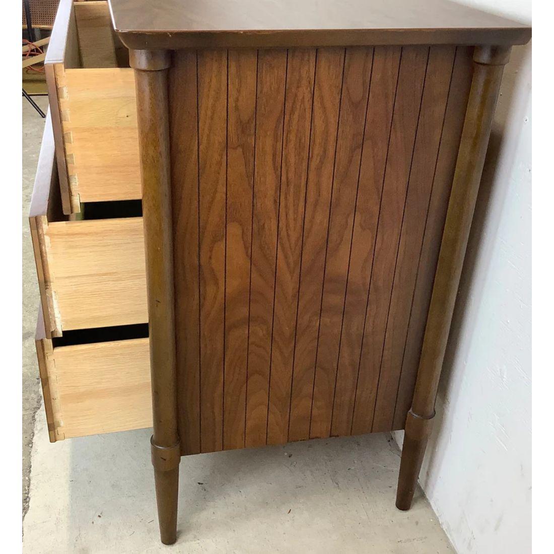 Mid-Century Modern Dresser with Mirror by Lane Furniture For Sale 1
