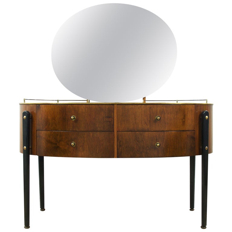 Mid Century Modern Dressing Table Vanity English Circa 1950s At